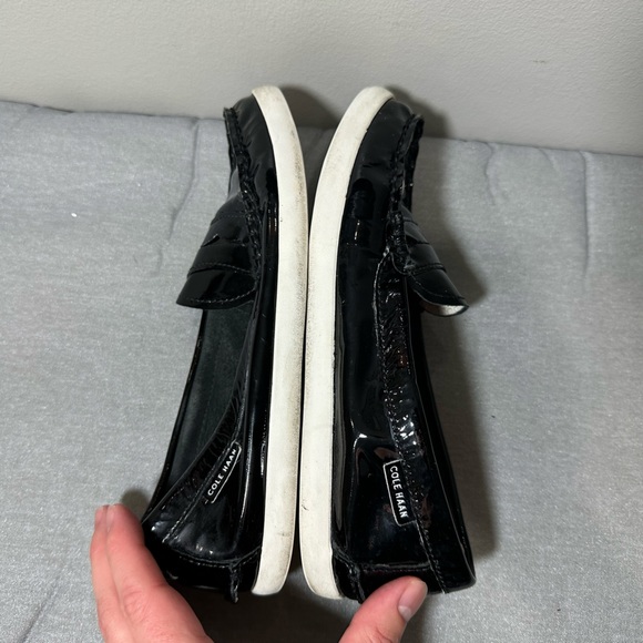 Cole Haan Pinch GrandOS Patent Leather Penny Loafers - Picture 4 of 7